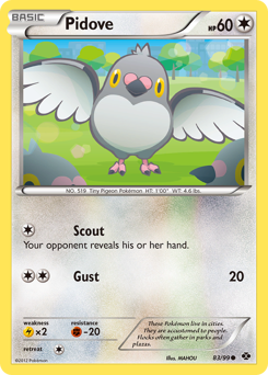 Pokemon Next Destinies Pidove - 83