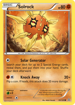 Pokemon Primal Clash Solrock - 83