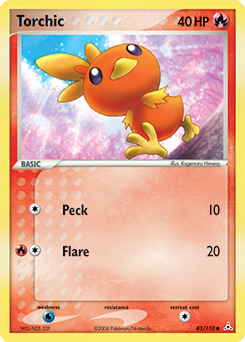 Pokemon Holon Phantoms Torchic - 83