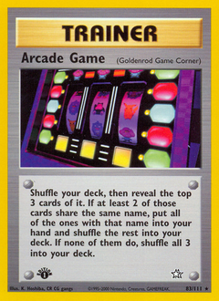 Pokemon Neo Genesis Arcade Game - 83