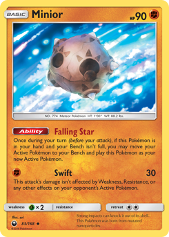 Pokemon Celestial Storm Minior - 83