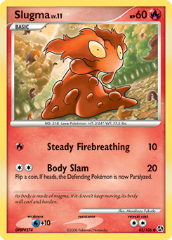 Pokemon Great Encounters Slugma - 83