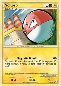 Pokemon HS—Triumphant Voltorb - 83
