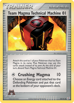 Pokemon Team Magma vs Team Aqua Team Magma Technical Machine 01 - 84