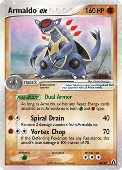 Pokemon Legend Maker Armaldo ex - 84