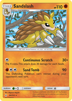Pokemon Unbroken Bonds Sandslash - 84