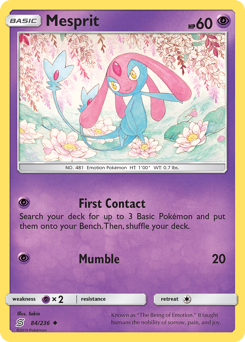 Pokemon Unified Minds Mesprit - 84
