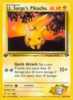 Pokemon Gym Challenge Lt. Surge's Pikachu - 84