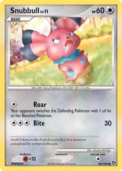 Pokemon Great Encounters Snubbull - 84