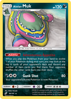 Pokemon Team Up Alolan Muk - 84