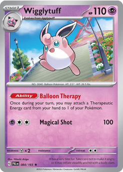 Pokemon Paldea Evolved Wigglytuff - 84