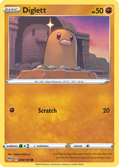 Pokemon Darkness Ablaze Diglett - 84