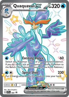 Pokemon Scarlet & Violet Black Star Promos Quaquaval ex - 84