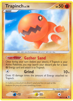 Pokemon Rising Rivals Trapinch - 84