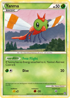 Pokemon HS—Triumphant Yanma - 84