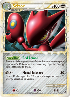 Pokemon HS—Undaunted Scizor - 84
