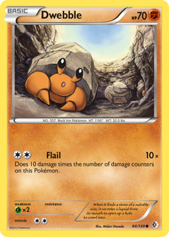 Pokemon Boundaries Crossed Dwebble - 84