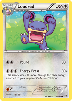 Pokemon Phantom Forces Loudred - 84