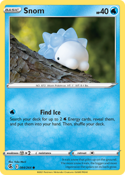 Pokemon Fusion Strike Snom - 84