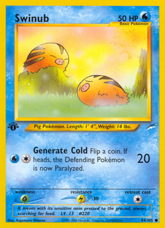 Pokemon Neo Destiny Swinub - 84