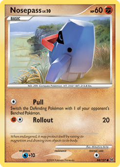 Pokemon Platinum Nosepass - 84