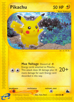 Pokemon Skyridge Pikachu - 84