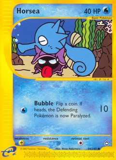 Pokemon Aquapolis Horsea - 84