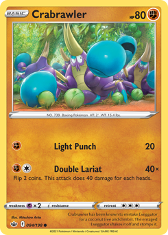 Pokemon Chilling Reign Crabrawler - 84