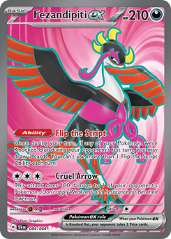 Pokemon Shrouded Fable Fezandipiti ex - 84