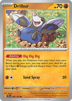Pokemon Temporal Forces Drilbur - 85