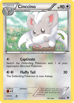 Pokemon Emerging Powers Cinccino - 85