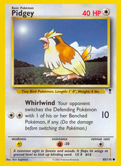 Pokemon Legendary Collection Pidgey - 85