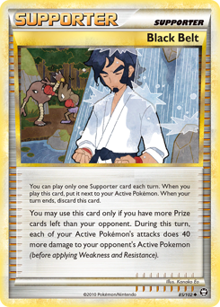 Pokemon HS—Triumphant Black Belt - 85