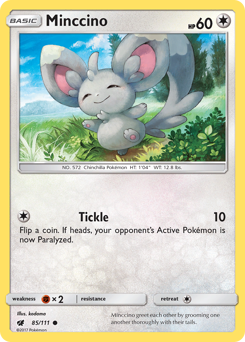 Pokemon Crimson Invasion Minccino - 85
