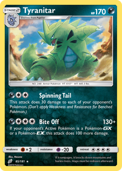 Pokemon Team Up Tyranitar - 85