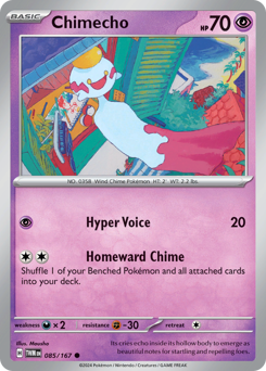 Pokemon Twilight Masquerade Chimecho - 85