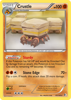 Pokemon Boundaries Crossed Crustle - 85