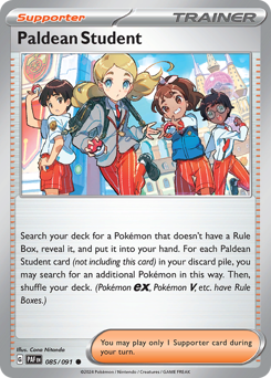 Pokemon Paldean Fates Paldean Student - 85