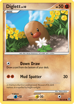 Pokemon Secret Wonders Diglett - 85