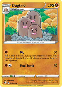 Pokemon Darkness Ablaze Dugtrio - 85