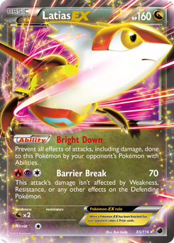 Pokemon Plasma Freeze Latias-EX - 85