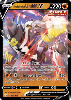 Pokemon Battle Styles Single Strike Urshifu V - 85