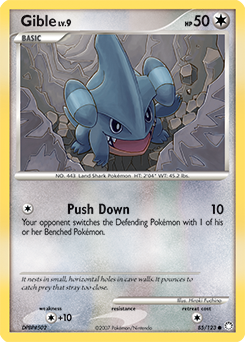 Pokemon Mysterious Treasures Gible - 85