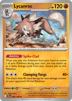 Pokemon Journey Together Lycanroc - 85