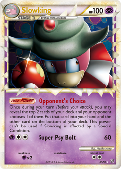 Pokemon HS—Undaunted Slowking - 85