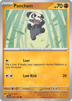 Pokemon Stellar Crown Pancham - 85