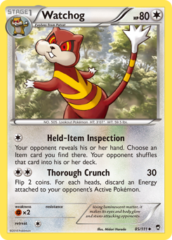 Pokemon Furious Fists Watchog - 85