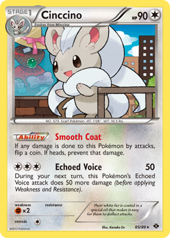 Pokemon Next Destinies Cinccino - 85