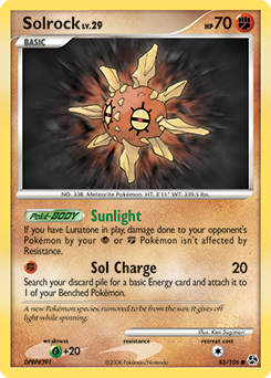 Pokemon Great Encounters Solrock - 85