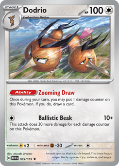 Pokemon 151 Dodrio - 85